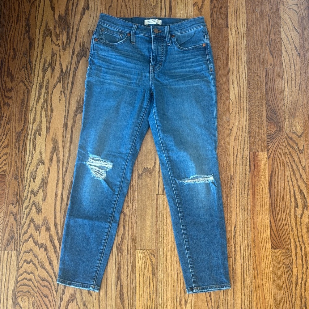 Madewell 9” High Rise Skinny Cropped Jeans